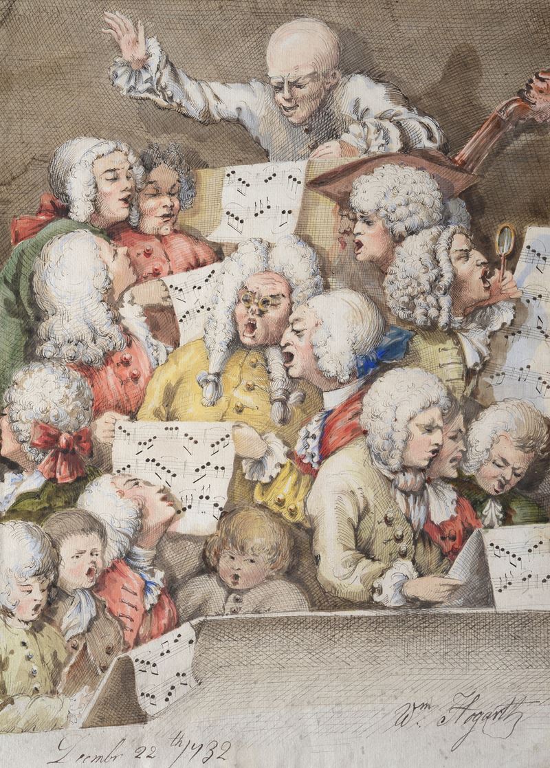 Attr. a William Hogarth - Il Coro