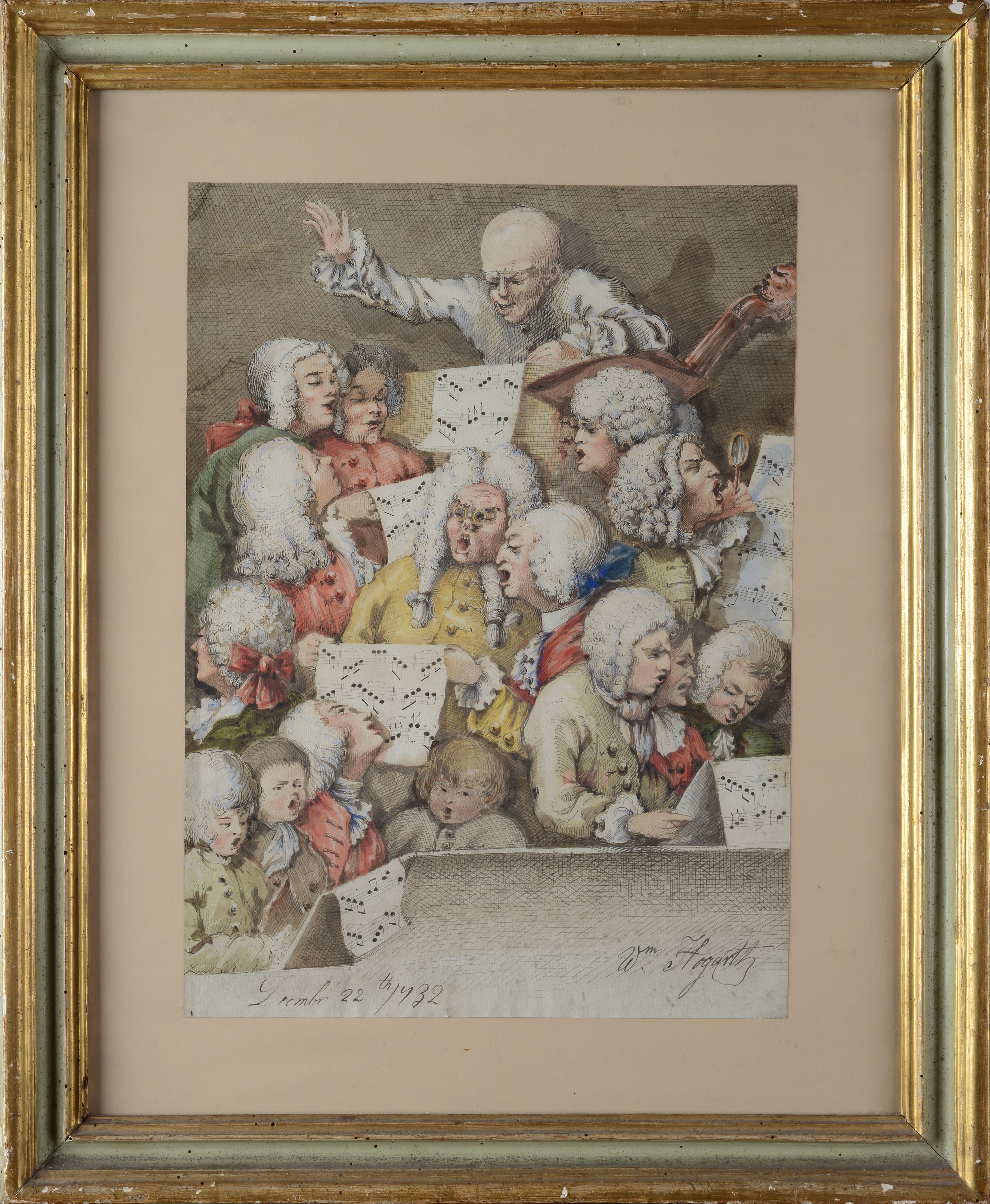 Attr. a William Hogarth - Il Coro