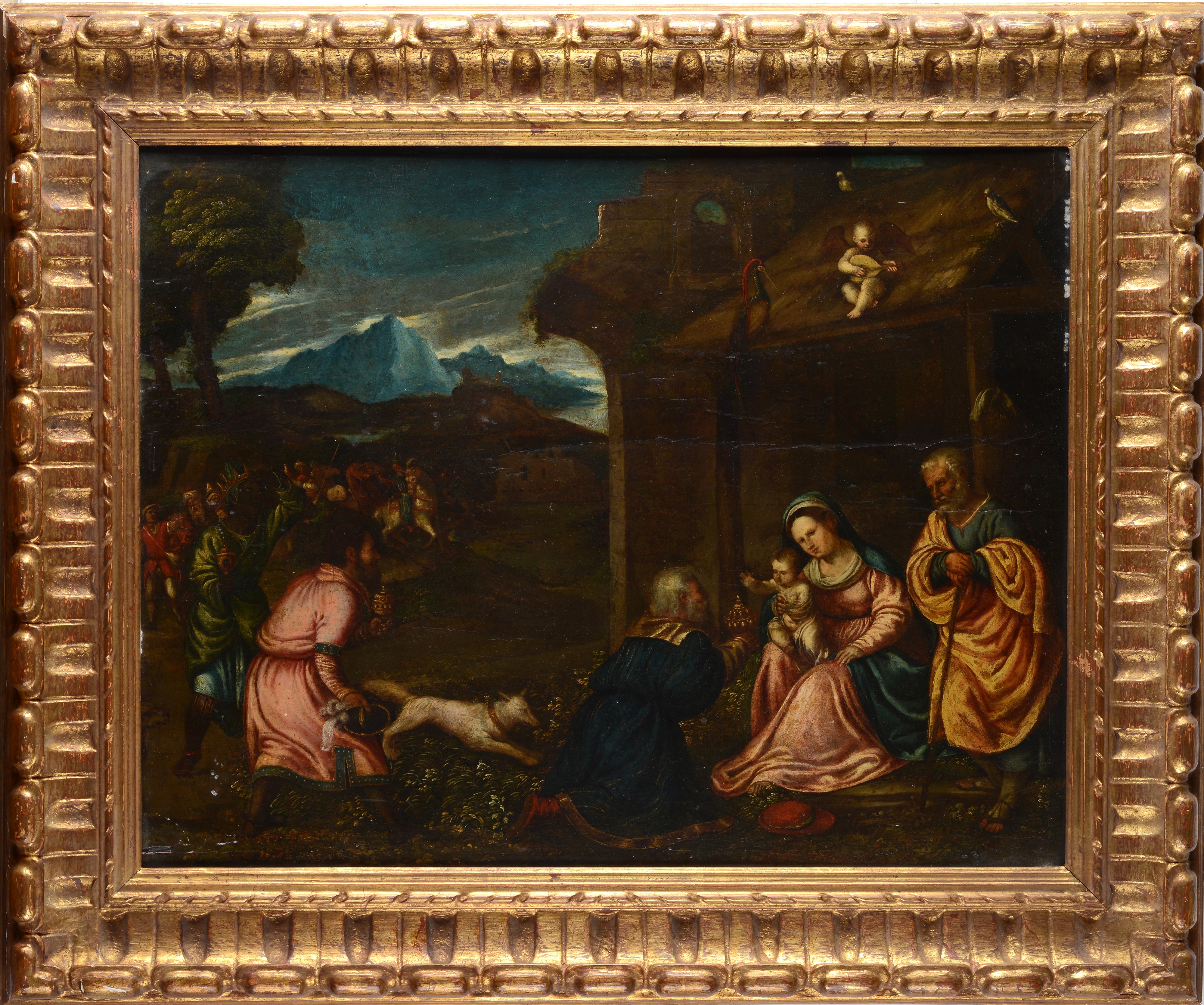 Scuola Veneta, XVI Sec. - Adorazione dei Magi