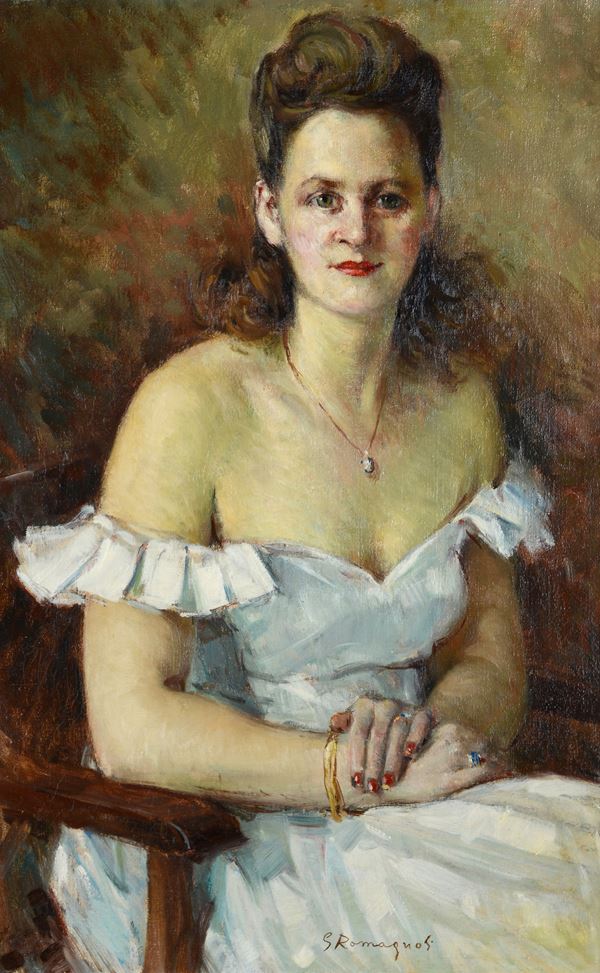 Giovanni Romagnoli - Ritratto di signora