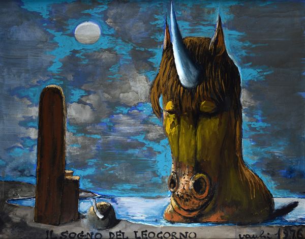 Sergio Vacchi - Il sogno del Leocorno