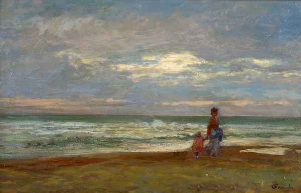 Carlo Passigli - Figure sulla spiaggia