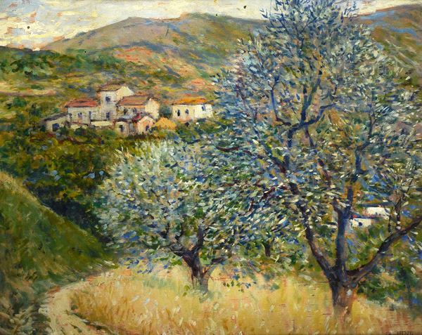 Galileo Chini - Campagna toscana