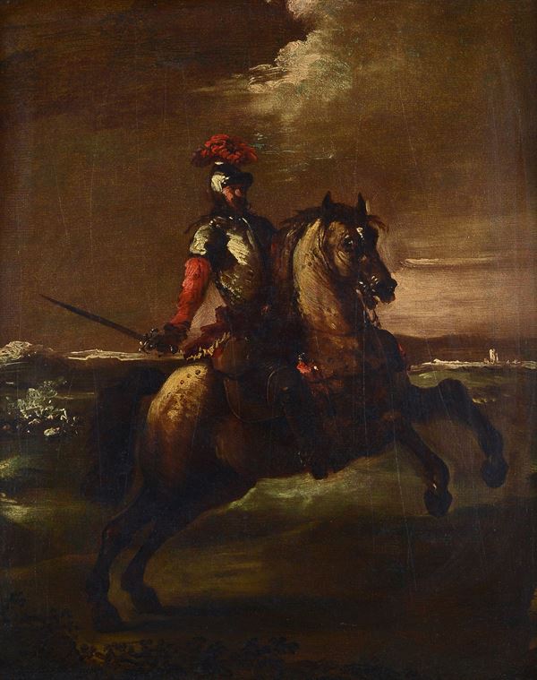 Attr. a Francesco Graziani - Cavaliere in armatura