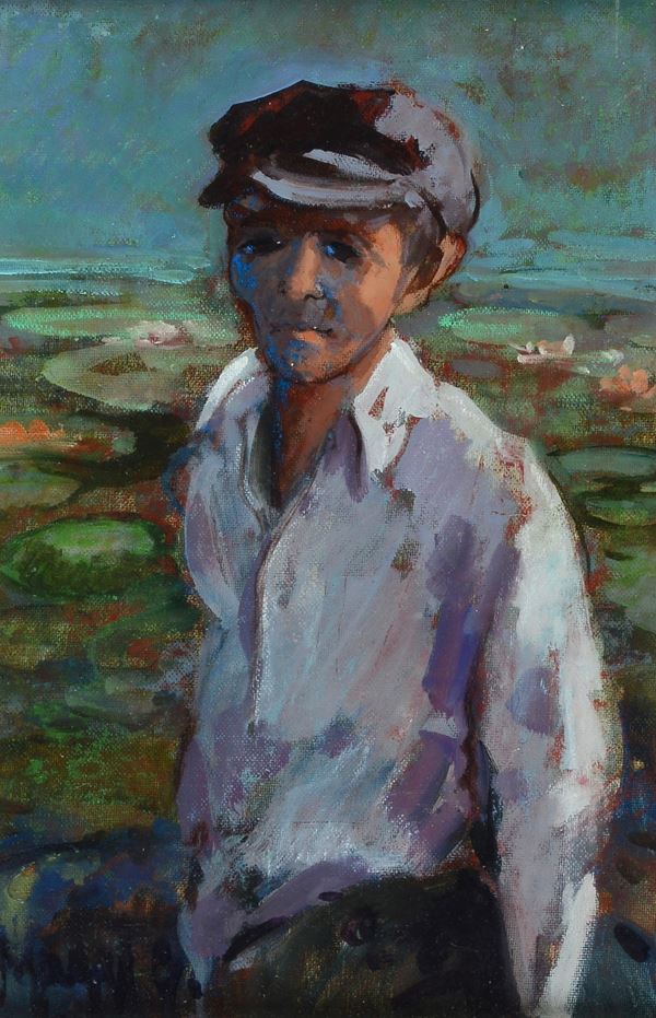 Gianpietro Maggi - Contadino in risaia