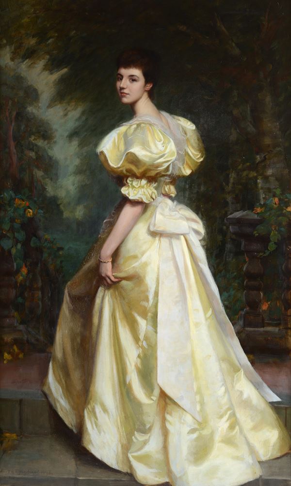 Hugh  De Twenebrokes Glazebrook - Ritratto di signora