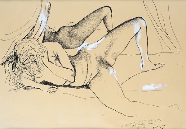Renato Guttuso - Nudo disteso