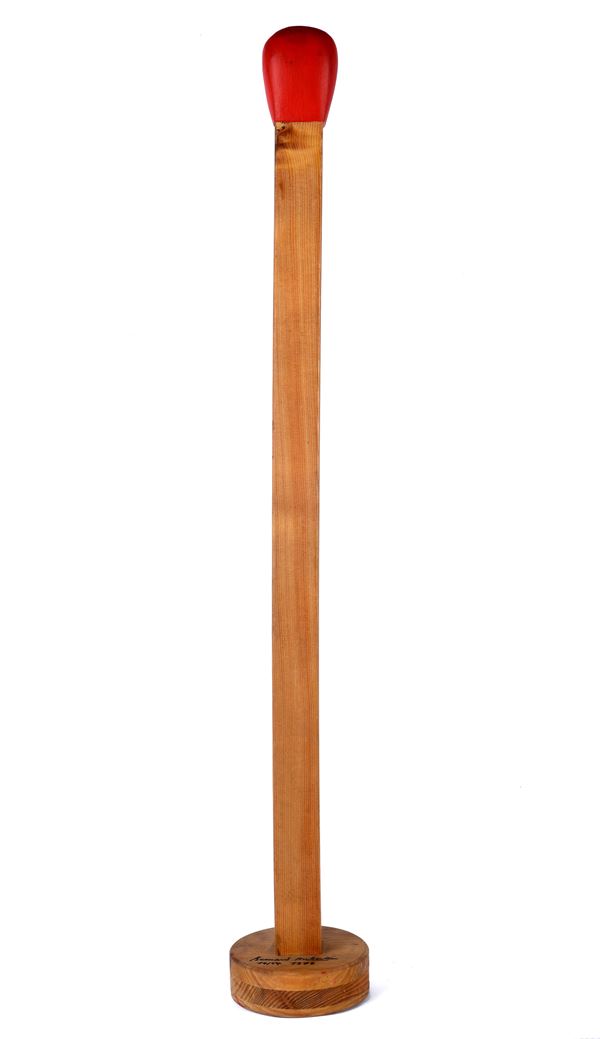 Bernard Aubertin : Allumette Geante  (1978)  - Scultura in legno dipinto - Asta ARTE MODERNA E CONTEMPORANEA - II - Galleria Pananti Casa d'Aste