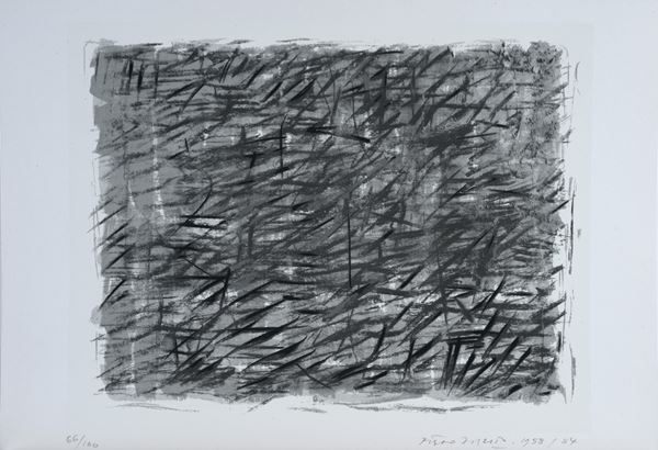 Piero Dorazio : Jeu Ecossais  (1958 - 1984)  - Serigrafia a 5 colori - Asta ARTE MODERNA E CONTEMPORANEA - II - Galleria Pananti Casa d'Aste
