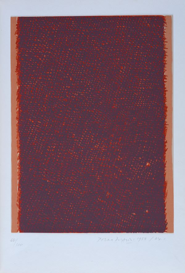 Piero Dorazio : Drawing  (1958 - 1984)  - 7 color screen printing - Auction Modern and Contemporary art - II - Galleria Pananti Casa d'Aste