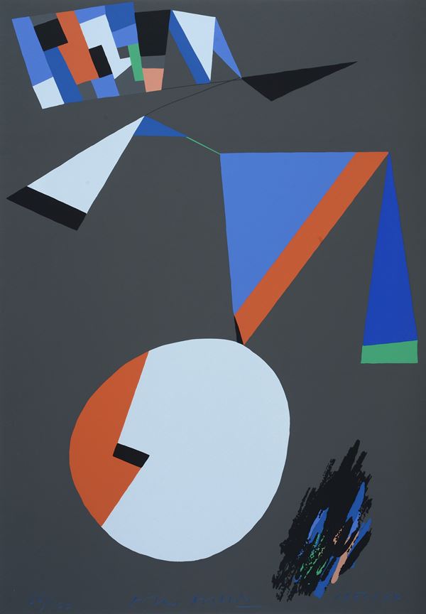 Piero Dorazio : Espaces  (1950-1984)  - Serigrafia a 11 colori - Asta ARTE MODERNA E CONTEMPORANEA - II - Galleria Pananti Casa d'Aste