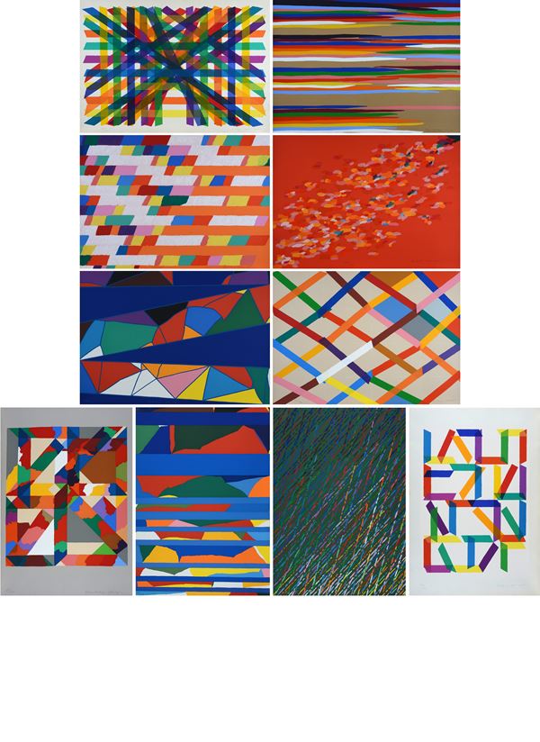 Piero Dorazio - 10 opere grafiche dal 1966 al 1984