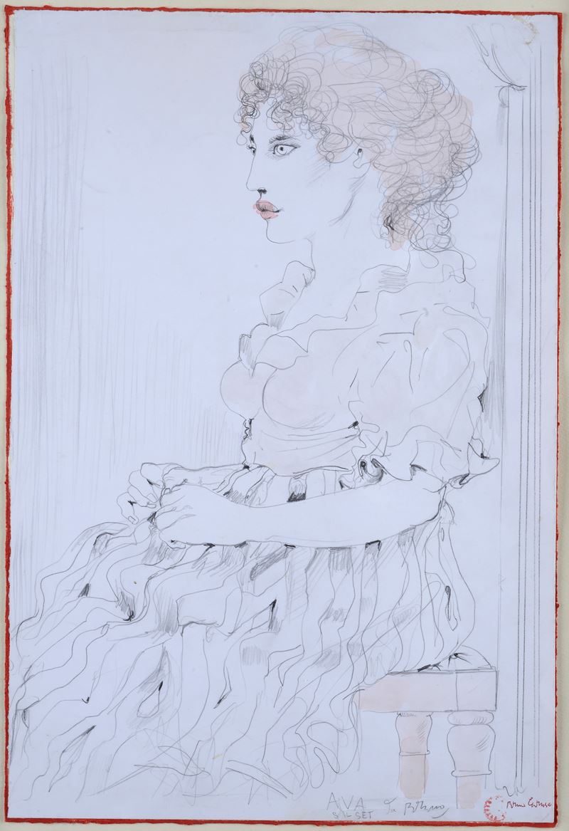 Donna seduta