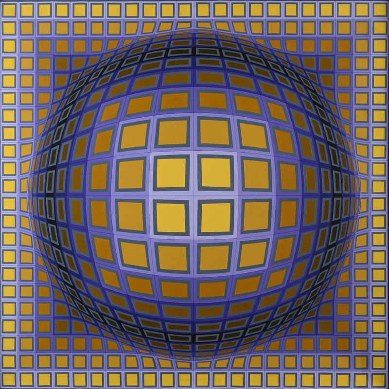 Victor Vasarely - Domb-b