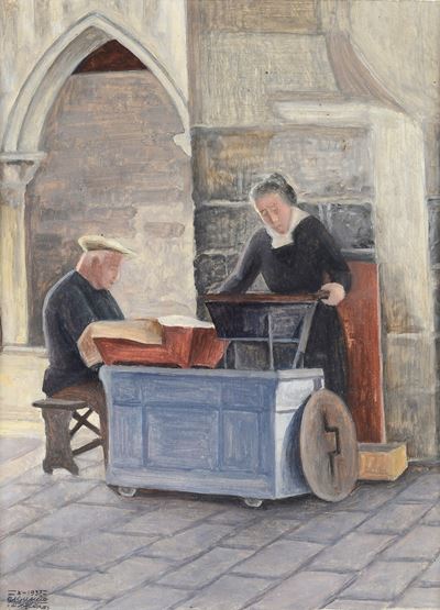 La Venditrice di Caldarroste