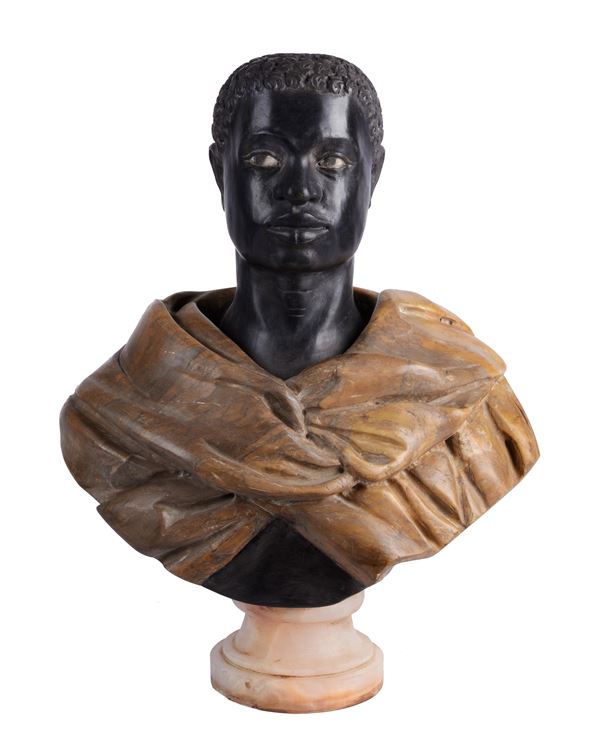 Busto di moro  - Asta ANTIQUARIATO, AUTORI DEL XIX E XX SEC - I - Galleria Pananti Casa d'Aste