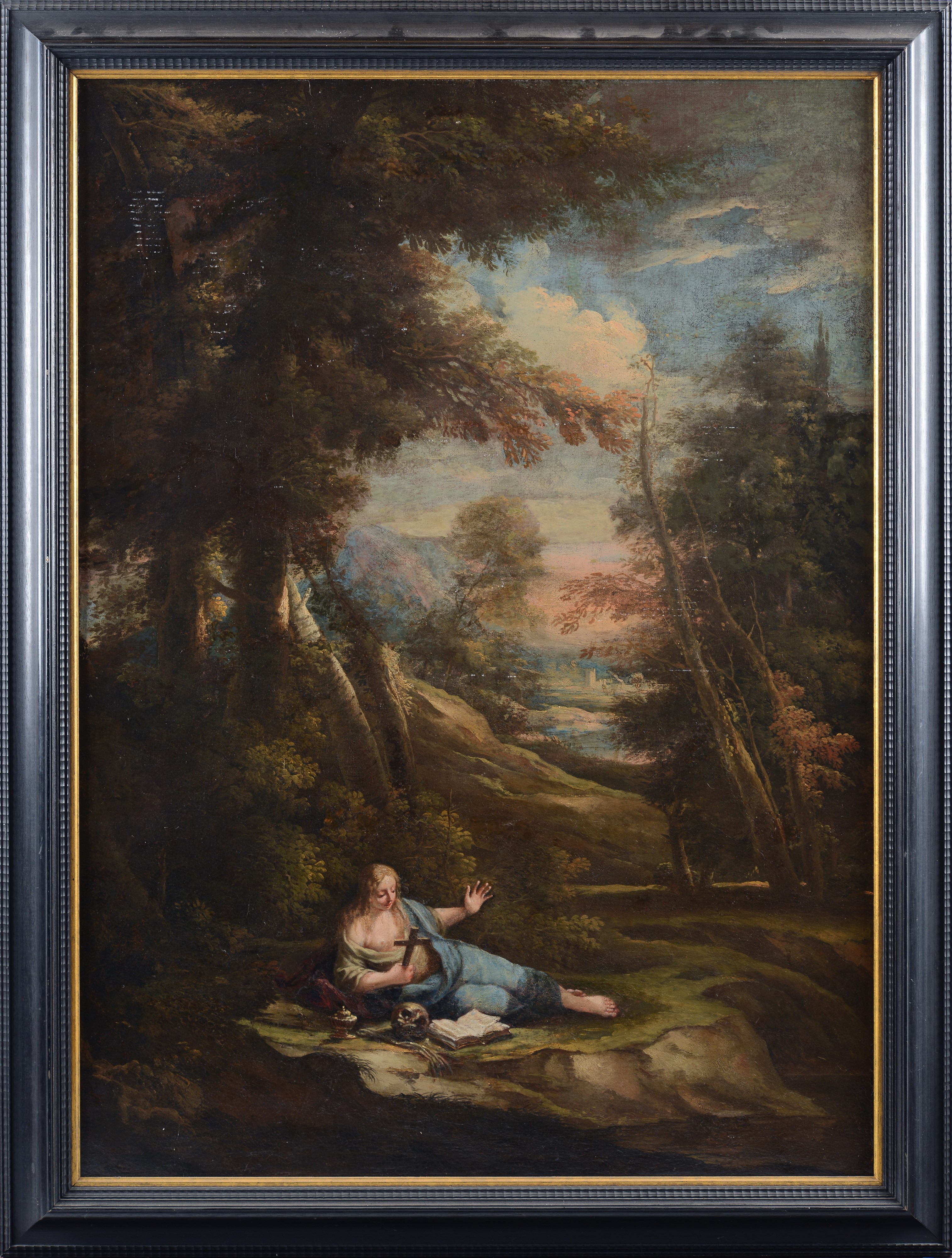 Maddalena penitente entro paesaggio