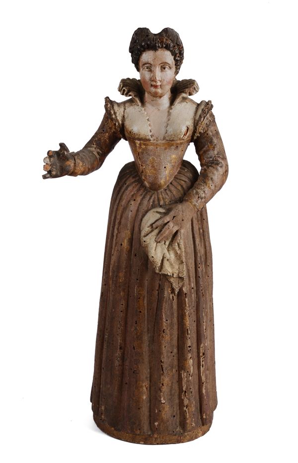 Probabile ritratto di Marietta Robusti, detta la Tintoretta, figlia di Jacopo Robusti detto il Tintoretto  - Asta ANTIQUARIATO, AUTORI DEL XIX E XX SEC - I - Galleria Pananti Casa d'Aste