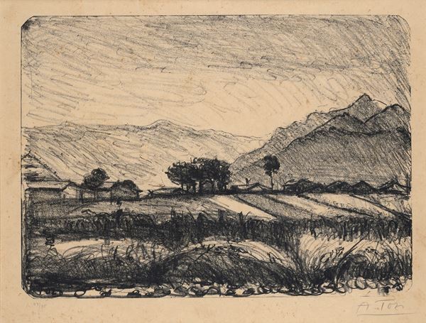 Arturo Tosi - Paesaggio