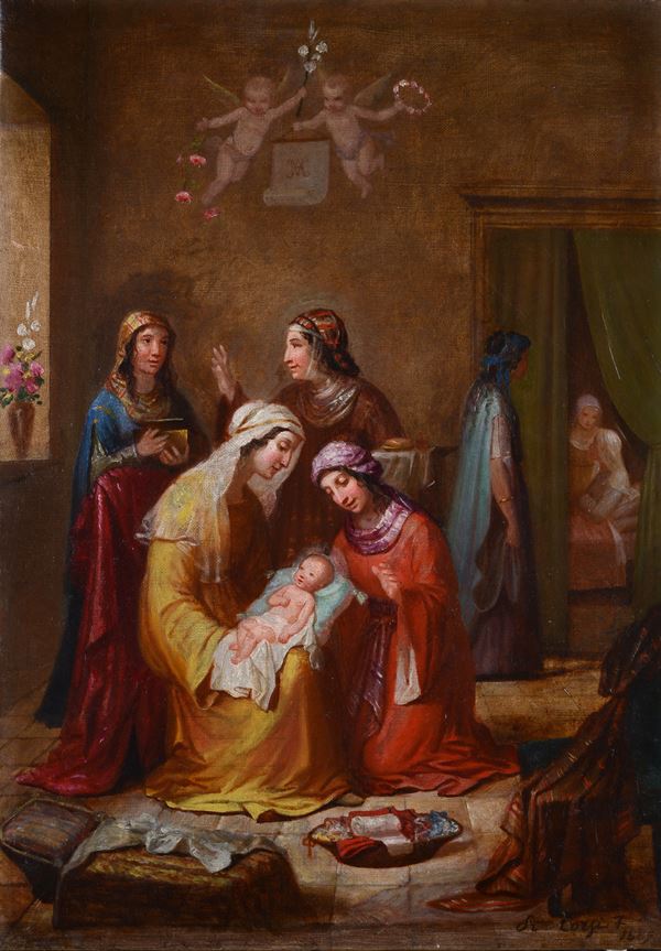 Giovanni Francesco Corsi -  La nascita della Vergine