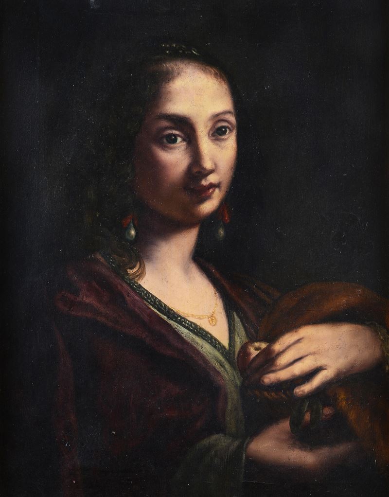 Ritratto allegorico di Ortensia Leoni Cardini come Santa Dorotea