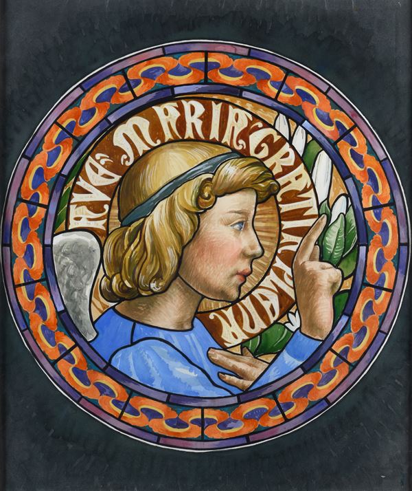 Cerchia di Galileo Chini - Angelo Annunciante