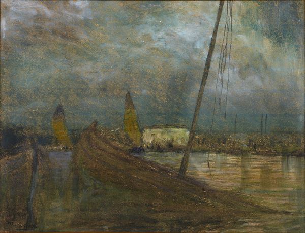 Michele Cascella - Sulla foce del Pescara