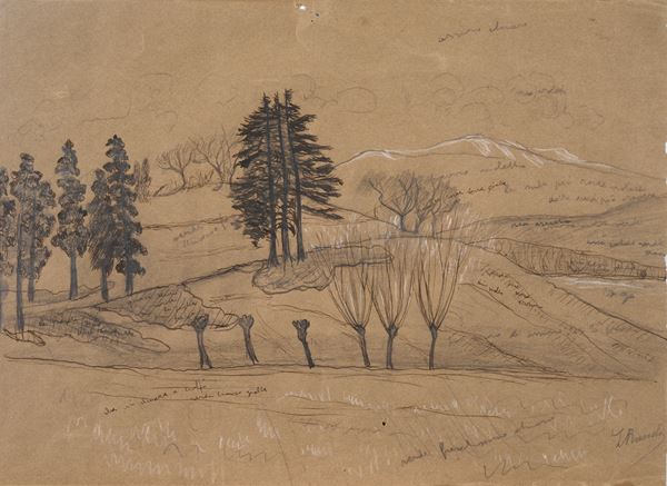 Luigi Russolo - Landscape (front) - Landscape (back)