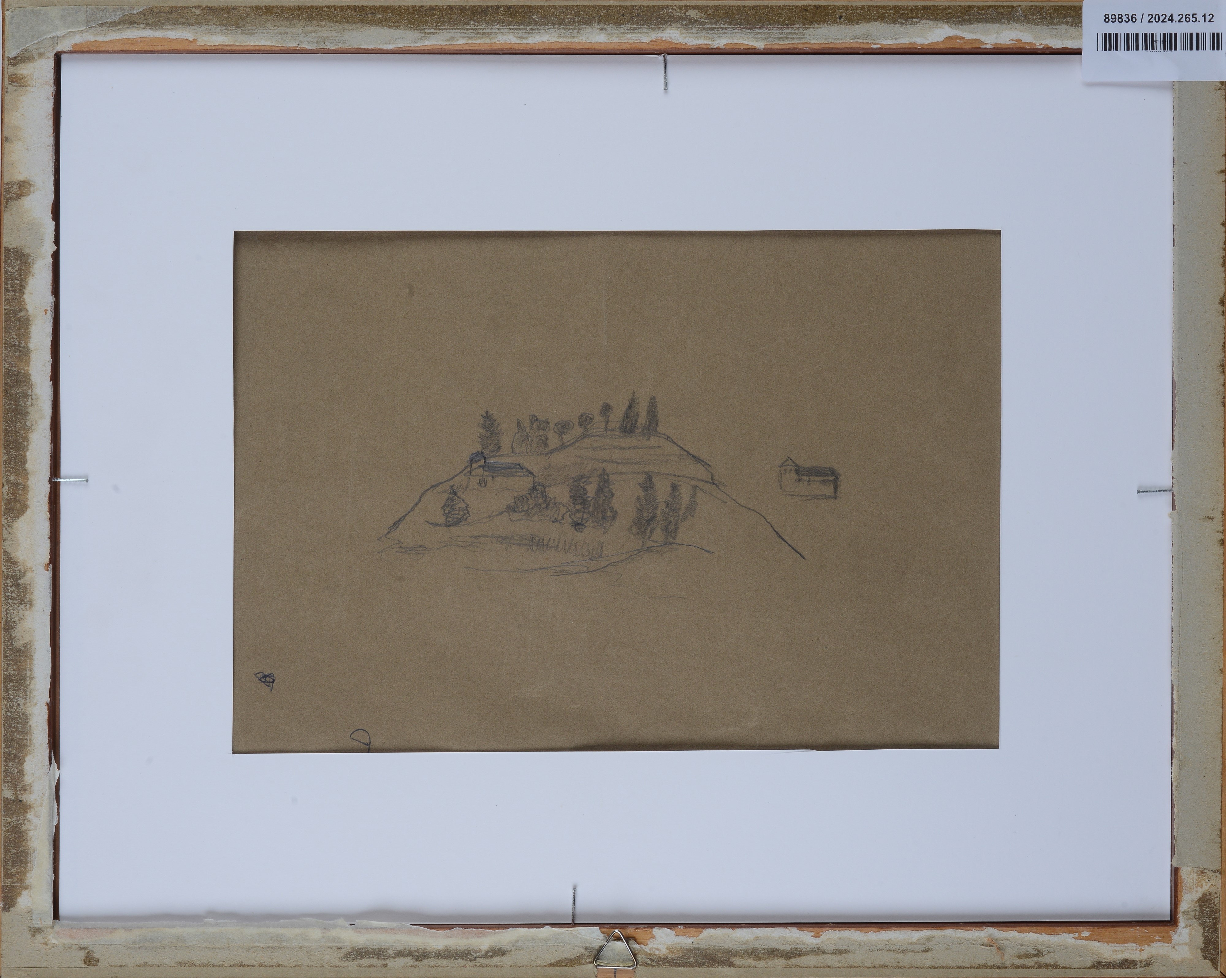 Paesaggio (fronte) - Paesaggio (retro)