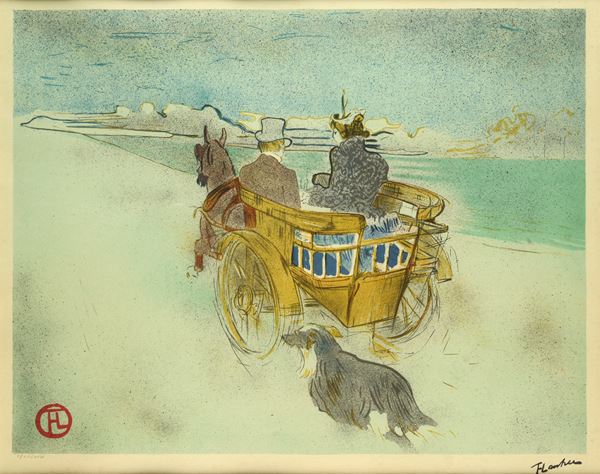 Henri de Toulouse-Lautrec - The caleche