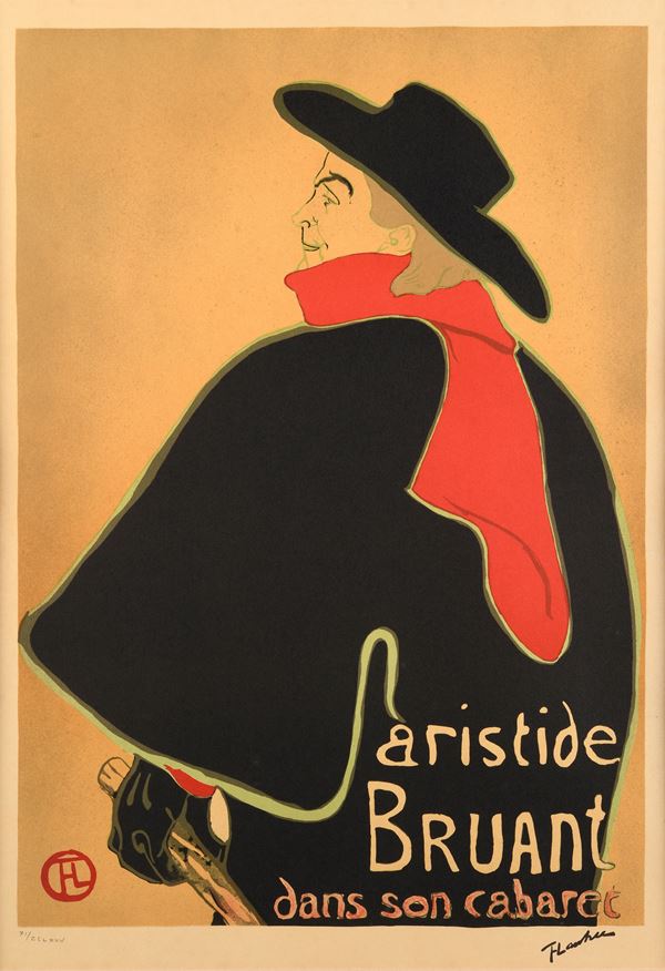 Henri de Toulouse-Lautrec - Aristide Bruant in his Cabaret