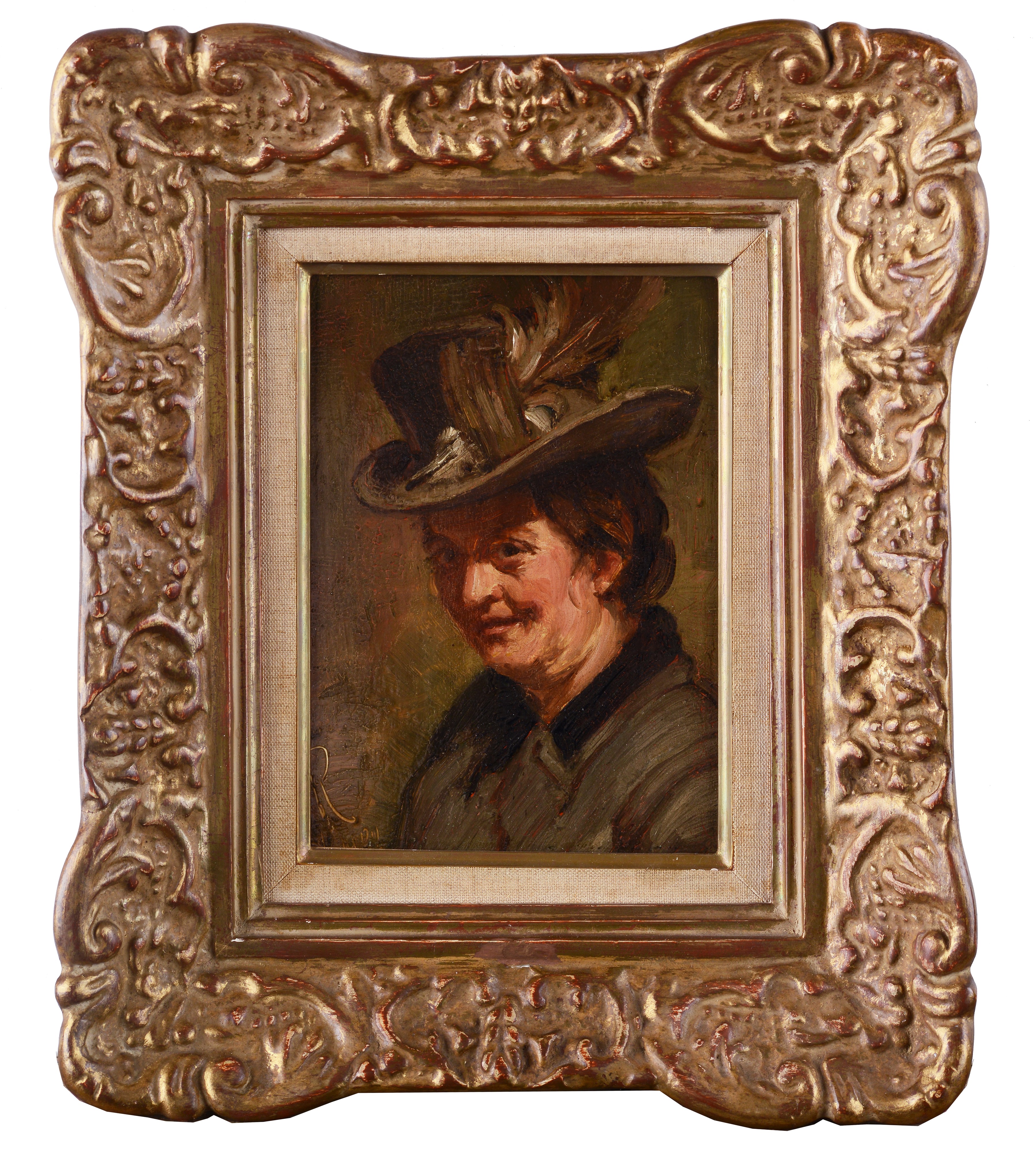 Ritratto di donna con cappello
