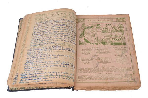 Buvard Agenda of the Bon Marché 1914