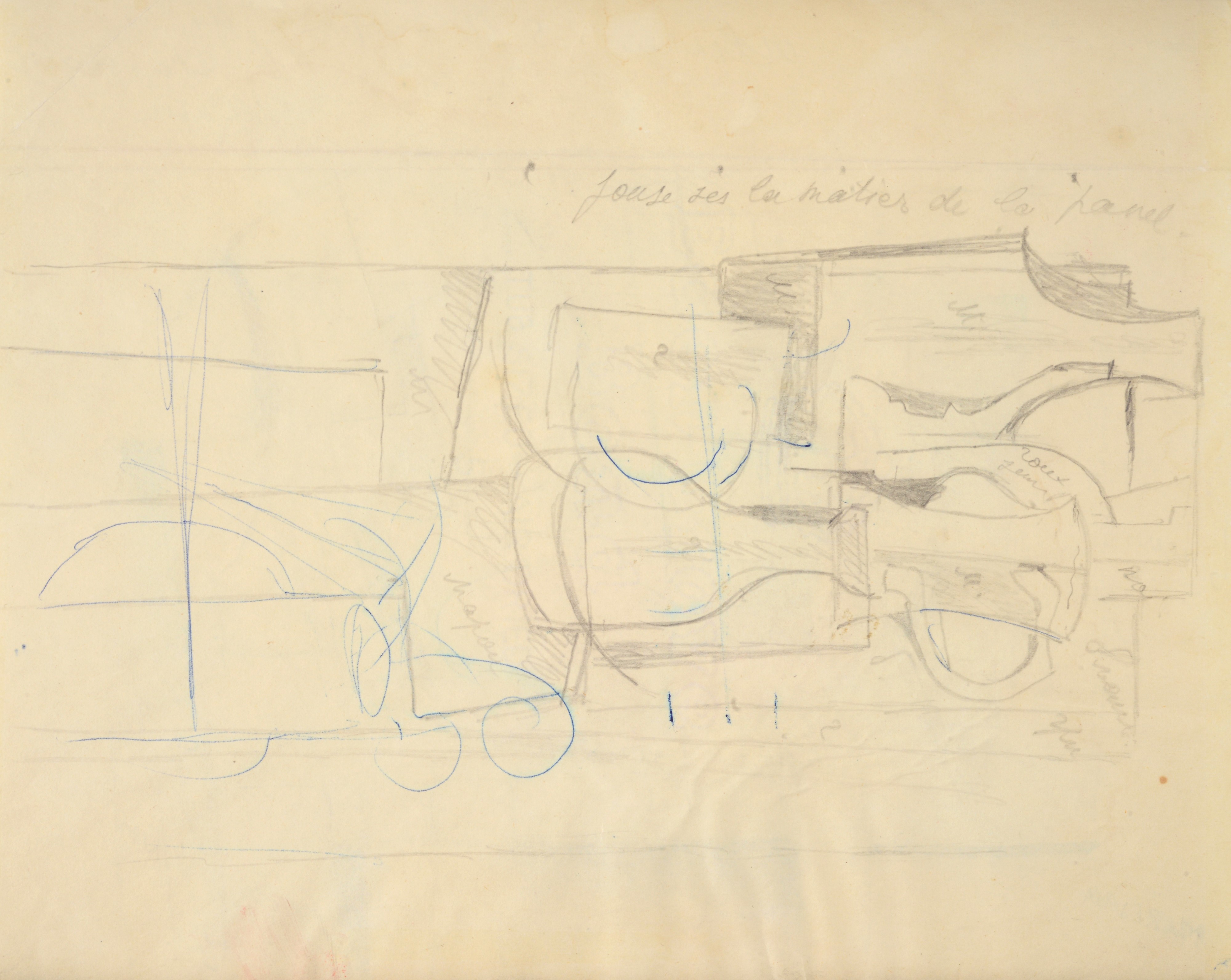 Composizione cubista (recto) - (verso)