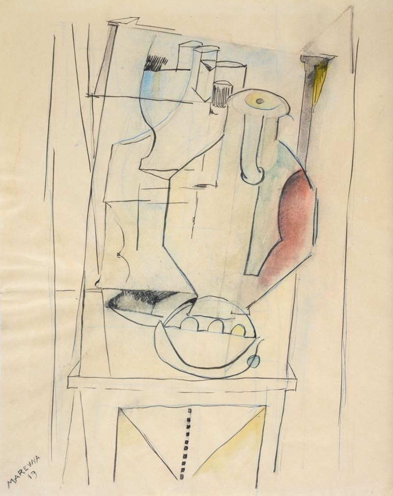 Giare cubiste (recto) - (verso)