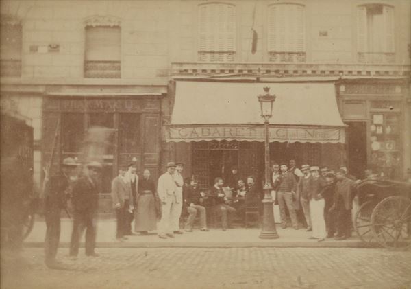 From the terrace of the Cabaret le Chat Noir de Jean Salis