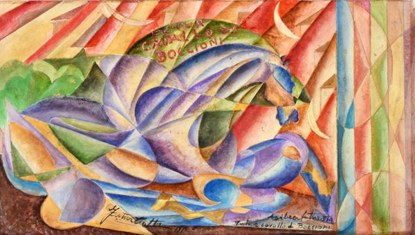 Giuseppe Ciotti Futurciotti - Futur horse by Boccioni