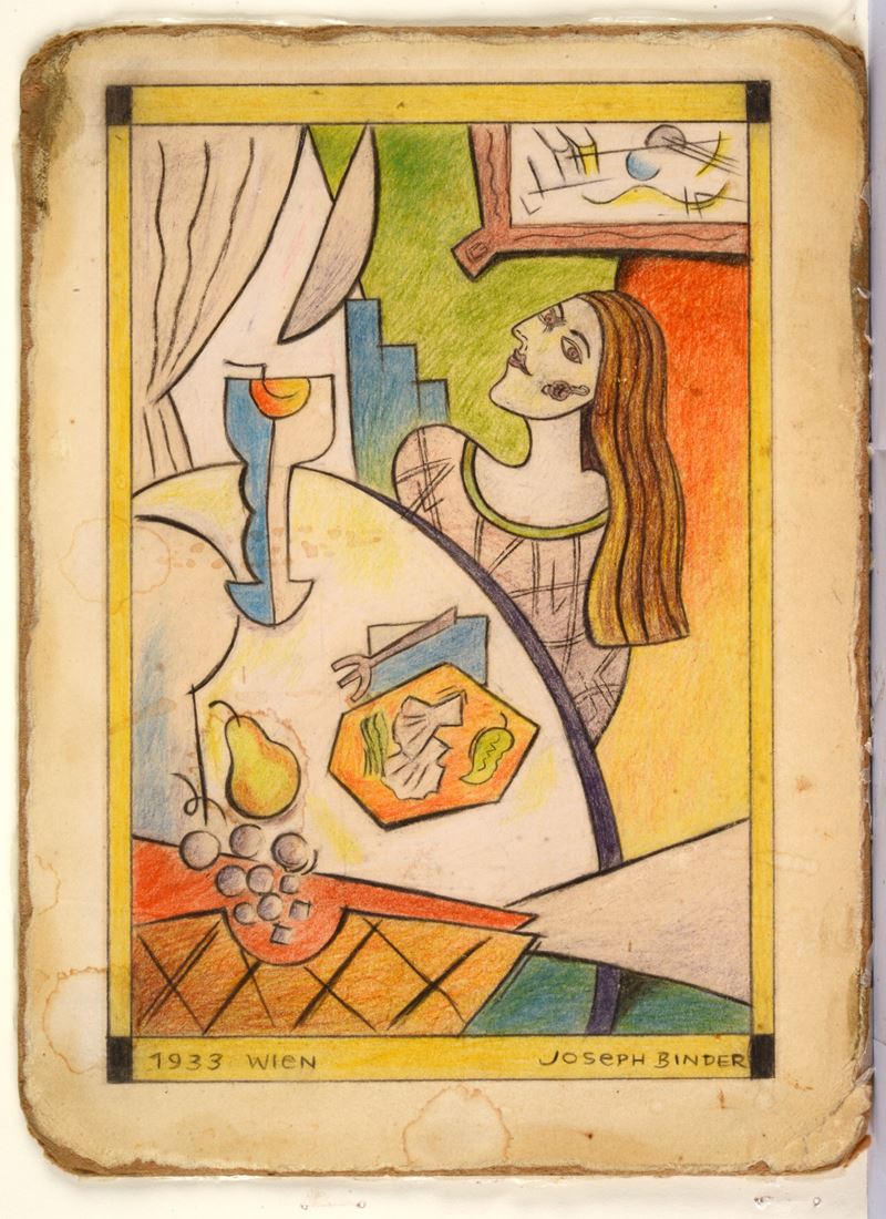 Donna al tavolo