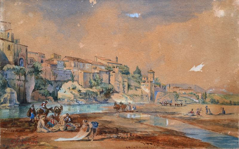 Giacinto Gigante - Veduta di Gaeta