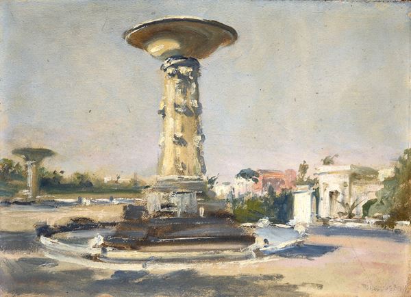 Attr. a Emilio Galli - Fontana romana