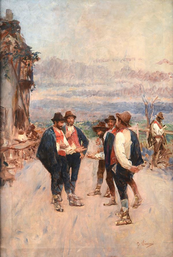 Gustavo Simoni - Giocatori di morra