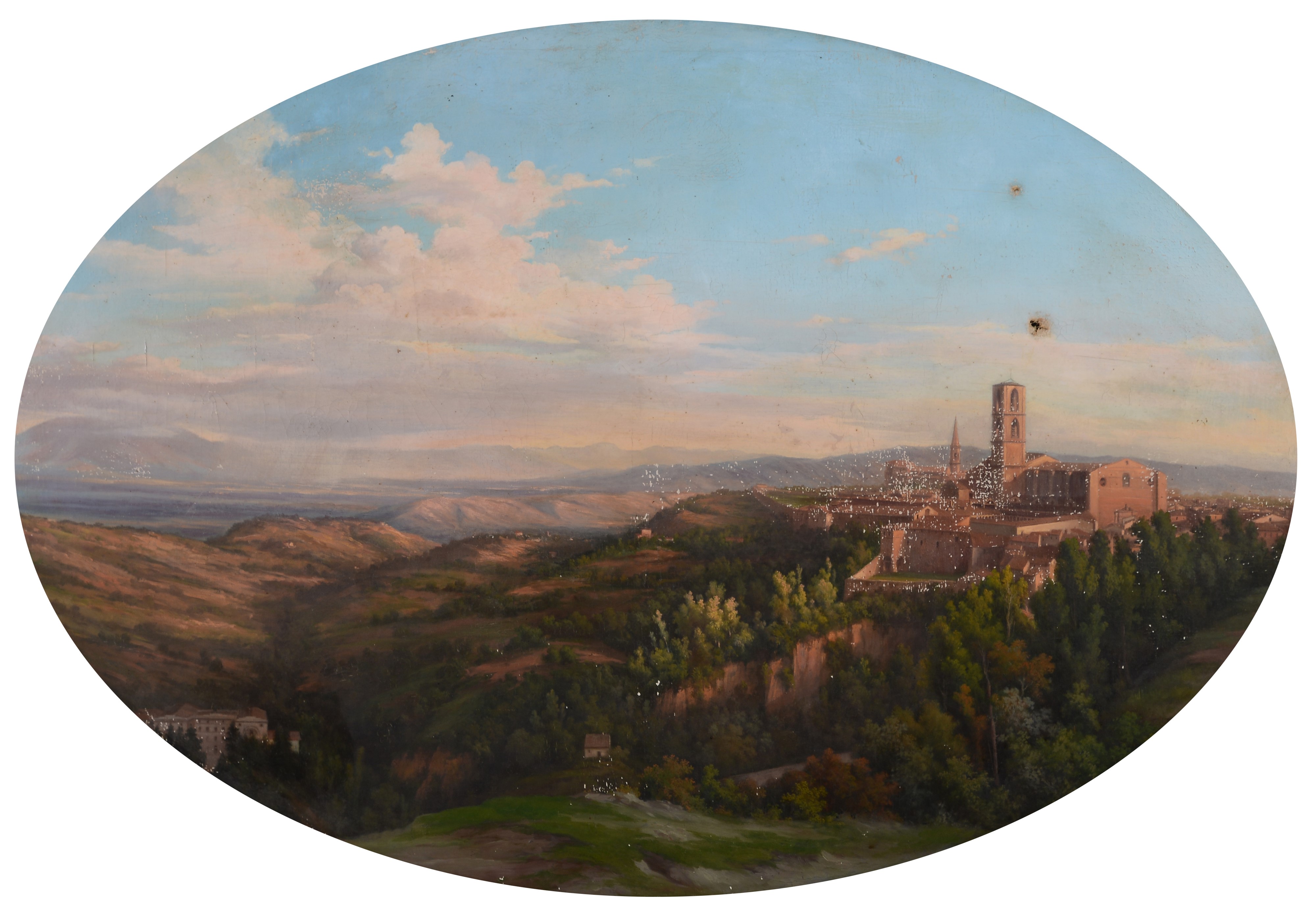Veduta sul borgo di San Pietro a Perugia