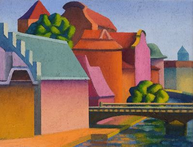Strasburgo - Olio su tela, 30x40 cm, 2013
