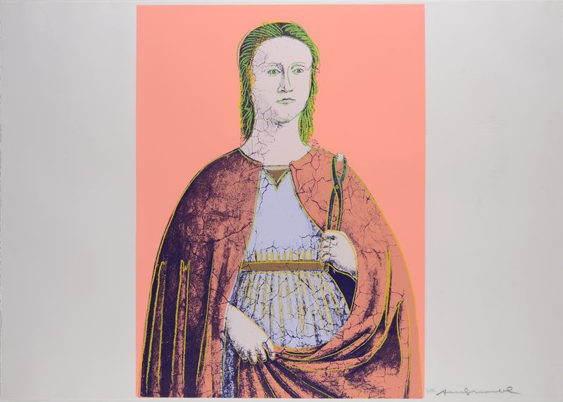 Andy Warhol - Sant'Apollonia, Serigrafia a colori, 1984