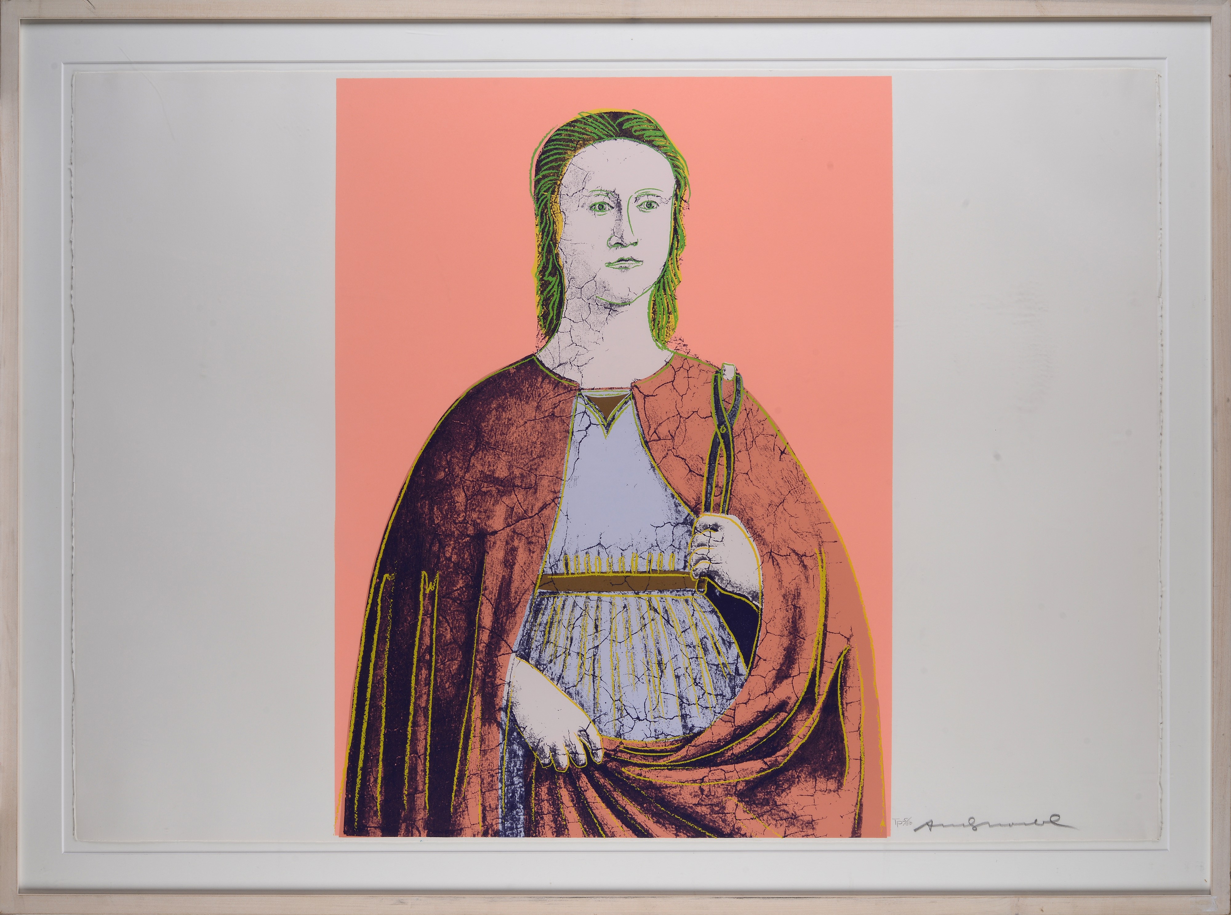 Andy Warhol - Sant'Apollonia, Serigrafia a colori, 1984
