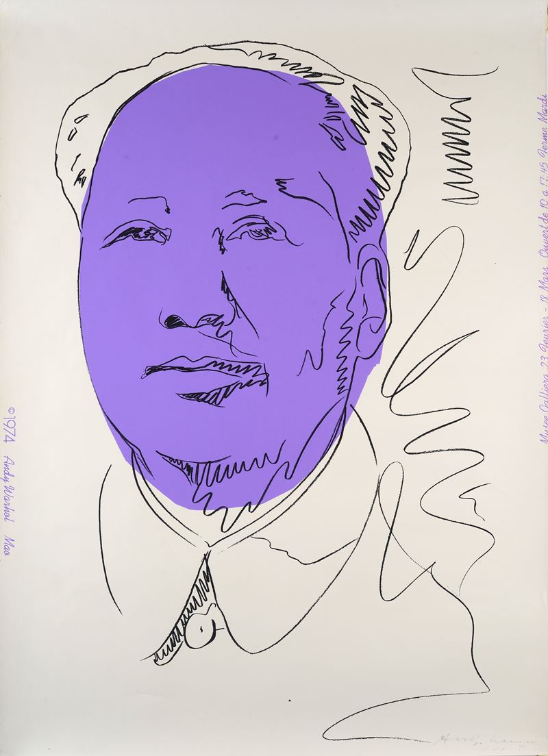 Andy Warhol - Mao - Serigrafia a colori, 1974