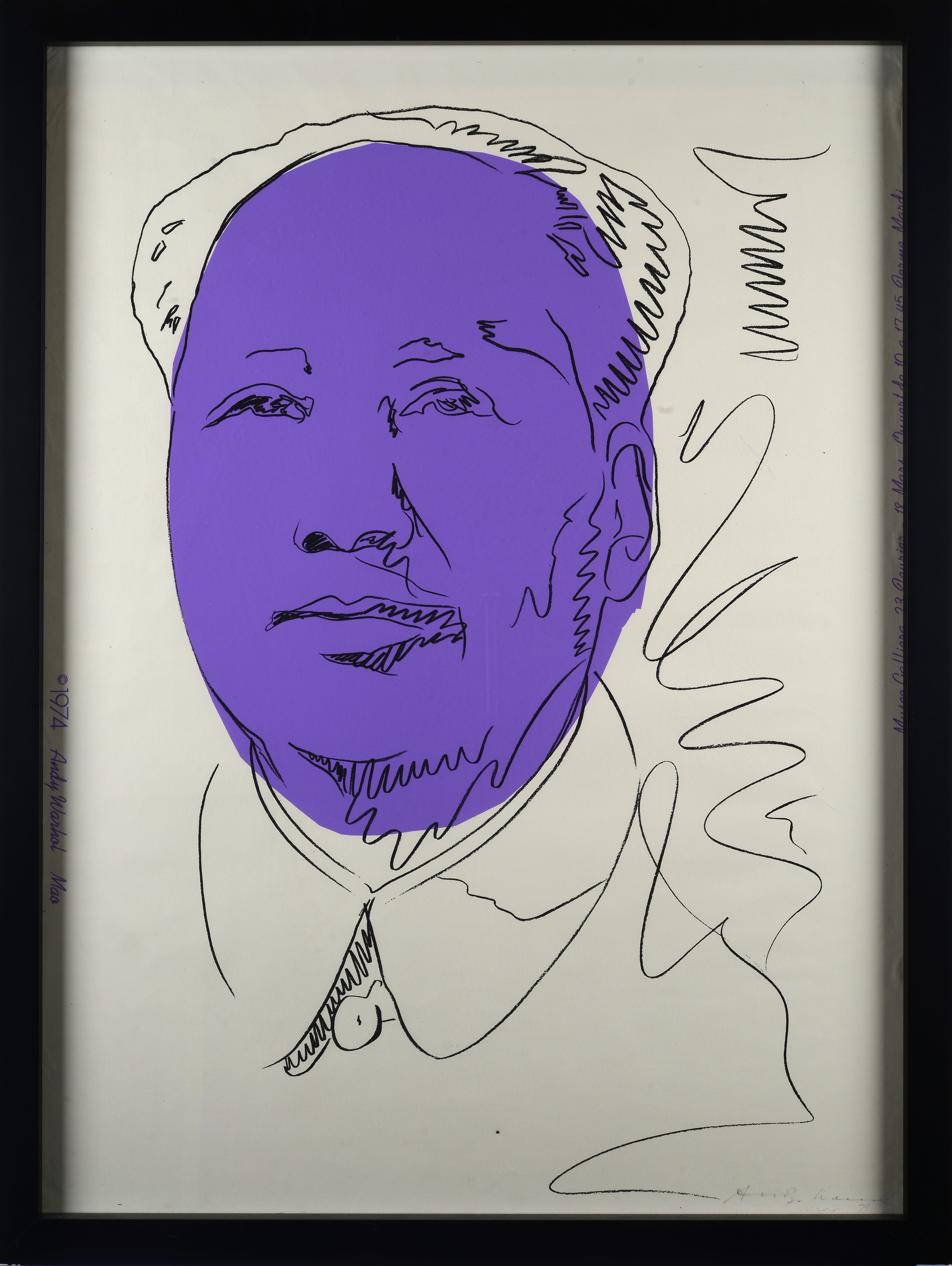 Andy Warhol - Mao - Serigrafia a colori, 1974