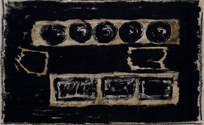 Senza titolo (1989), inchiostro e tempera su cartone