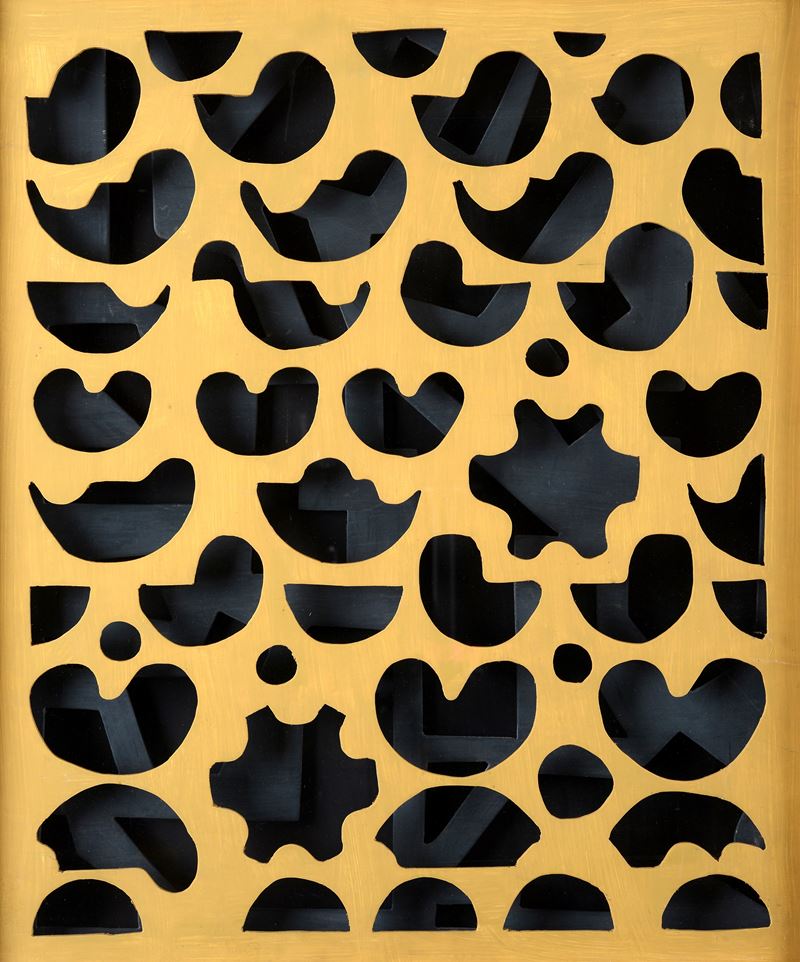 Remo Bianco - Tridimensionale, legno sagomato laccato, 1957 ca.