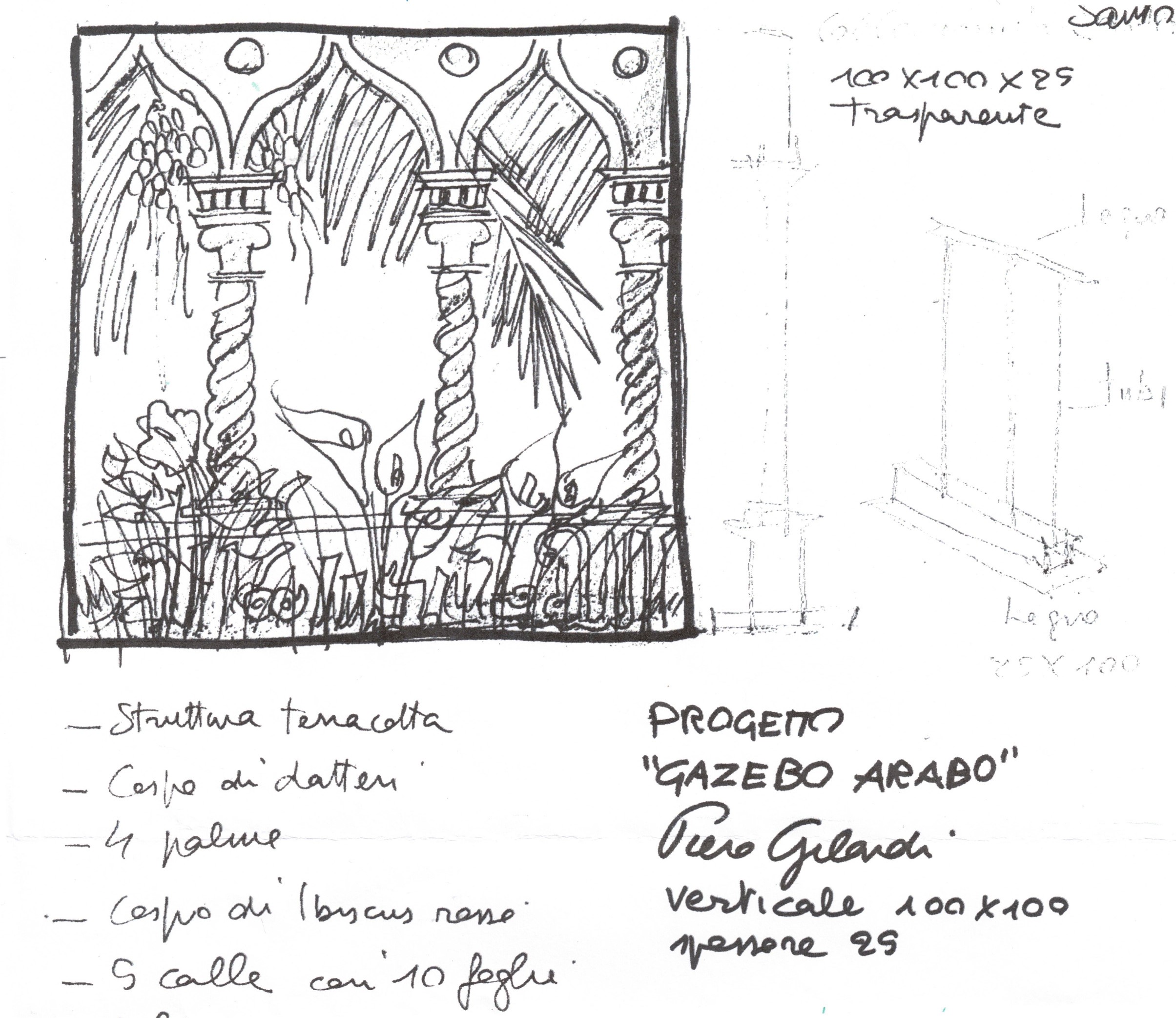 Piero Gilardi - Gazebo arabo in plurietano espanso